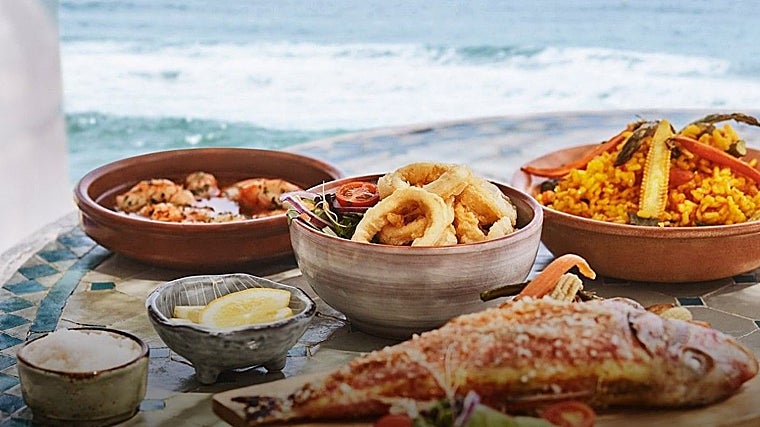 Parte de la propuesta gastronómica del restaurante MC Beach en Marbella