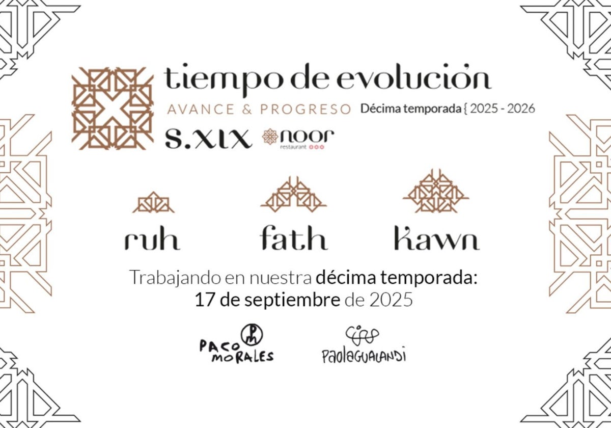 Décima temporada del restaurante Noor en Córdoba
