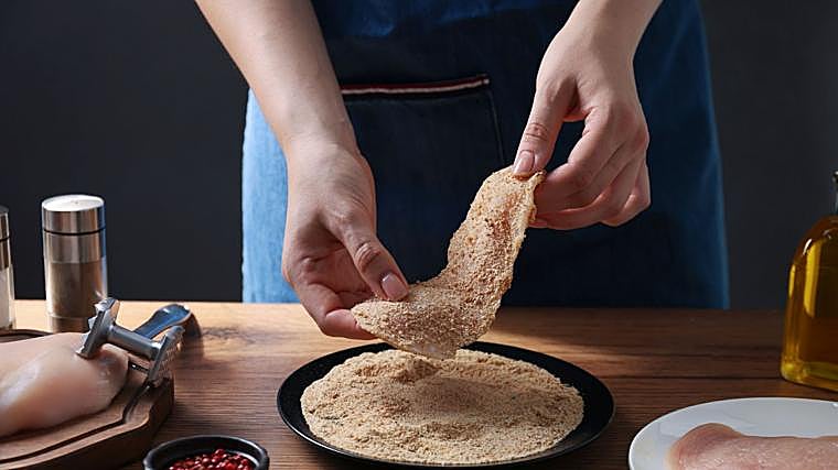 El doble empanado es clave en este truco