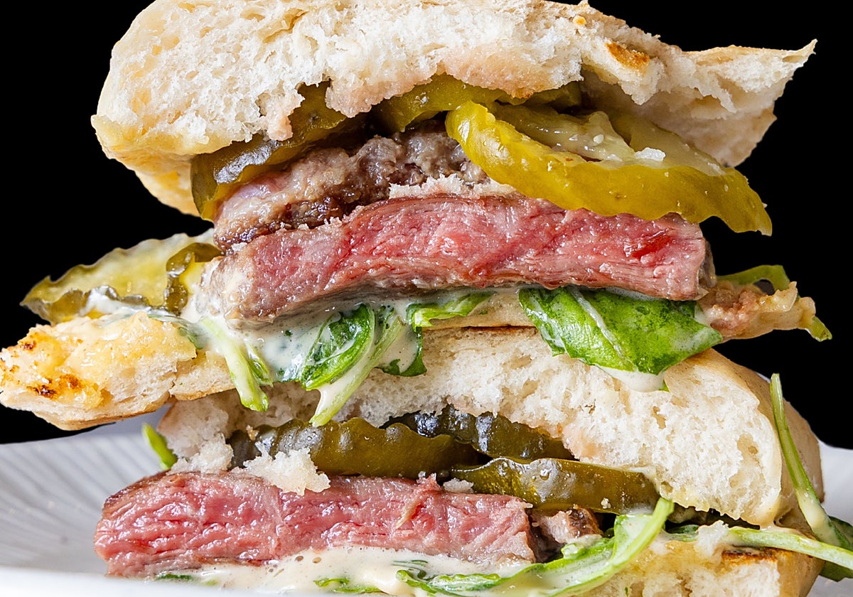 El bocadillo de mogote ibérico de EME de Mariano, que se ha coronado como el mejor de Bocata Fest