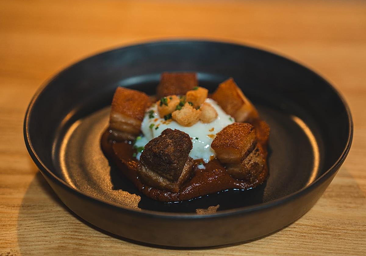 Una de las propuestas disponibles en la carta del restaurante Ánfora