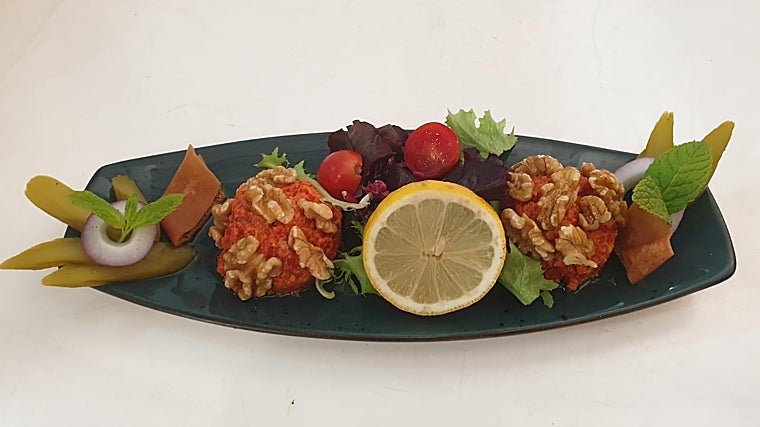 Una de las propuestas del restaurante Damasco en Córdoba