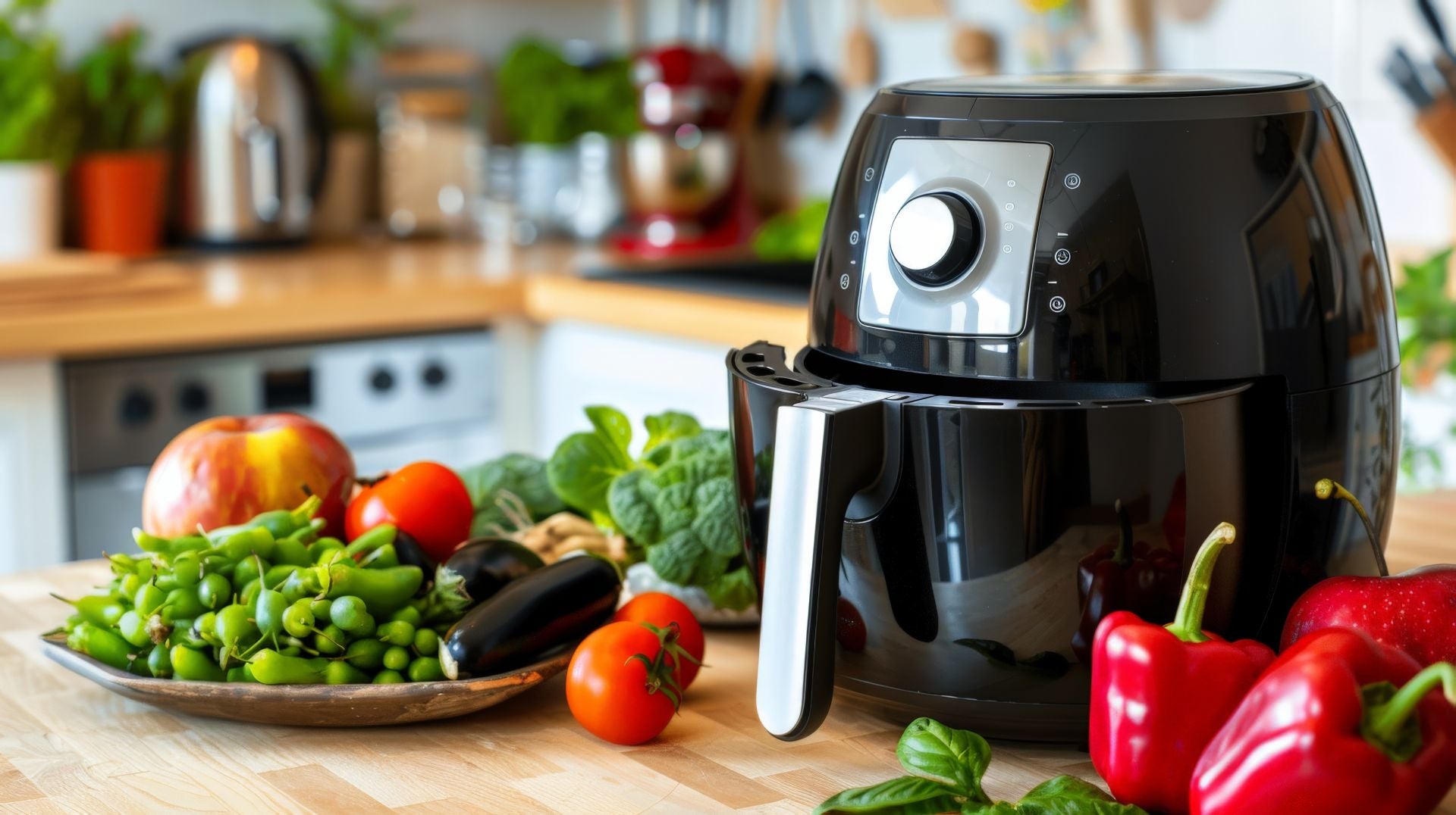 La freidora de aire es perfecta para cocinar hortalizas como la berenjena