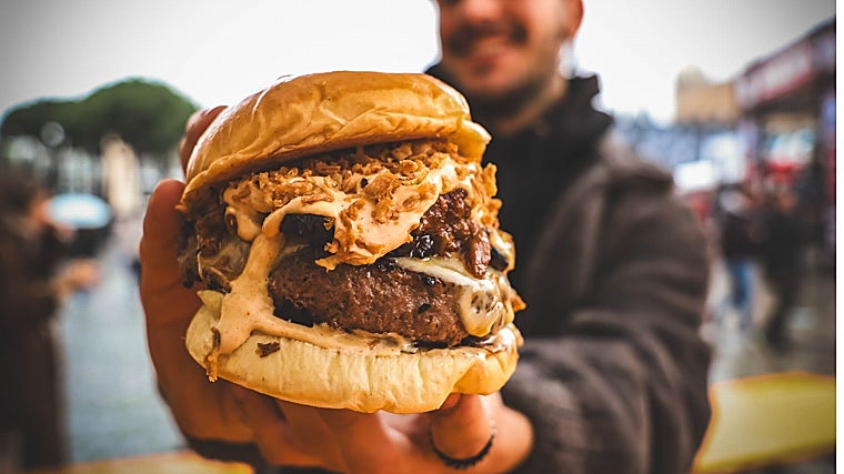 Una de las hamburguesas que podrán probarse en esta nueva edición