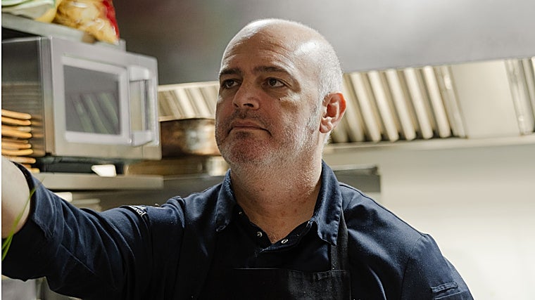 José Andrés Jiménez, en pleno servicio