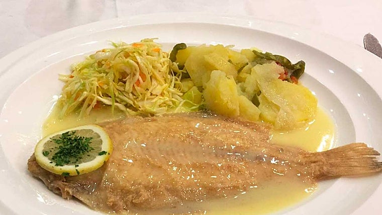 Lenguado meunière de El Envero