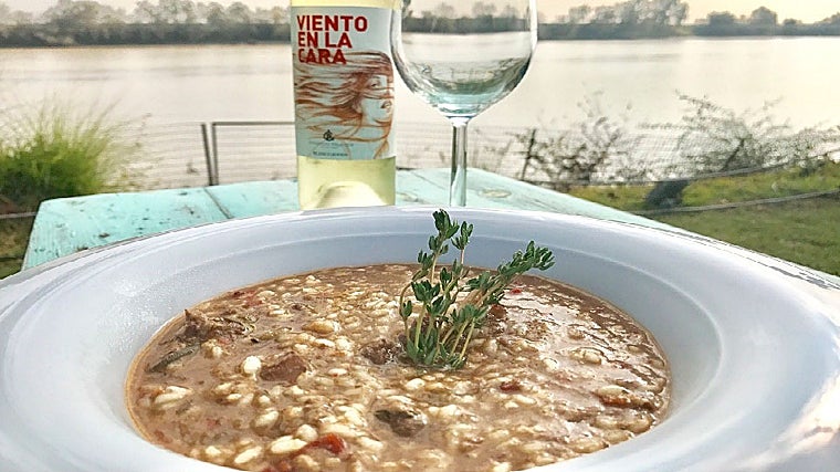 Arroz con pato de El Esturión en Coria del Río
