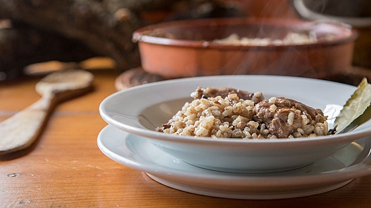 Arroz con pato de Taberna El Velero en La Puebla del Río