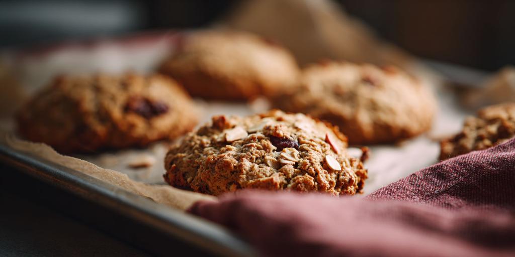 Galletas de avena y manzana fáciles y rápidas para merendar