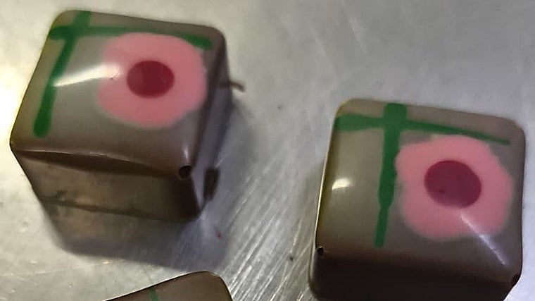 Bombones 'Rosario de vida', con los que Sarmiento ganó el premio de Guadalcao