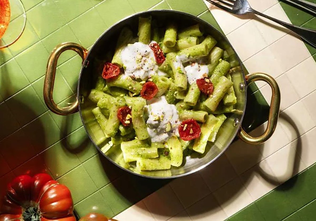Plato de pasta del Restaurante Toscana del Grupo Voltereta (Córdoba)