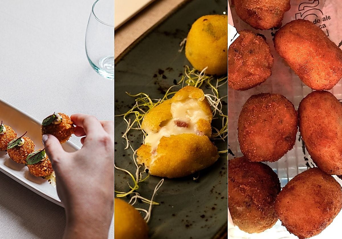 Croquetas de Ménade, EME de Mariano y La Viña de Ale (Torremolinos), tres de los participantes en el II Campeonato de Croquetas de Málaga