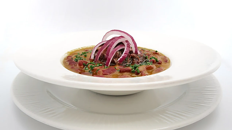 Bean stew at Restaurante Miguel