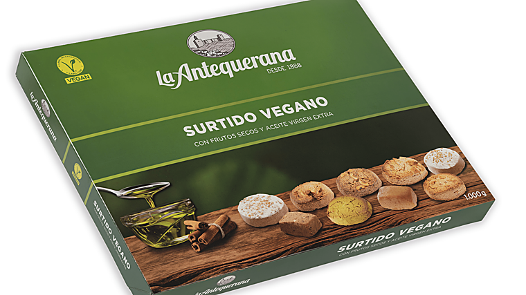 Caja de surtido vegano de La Antequerana