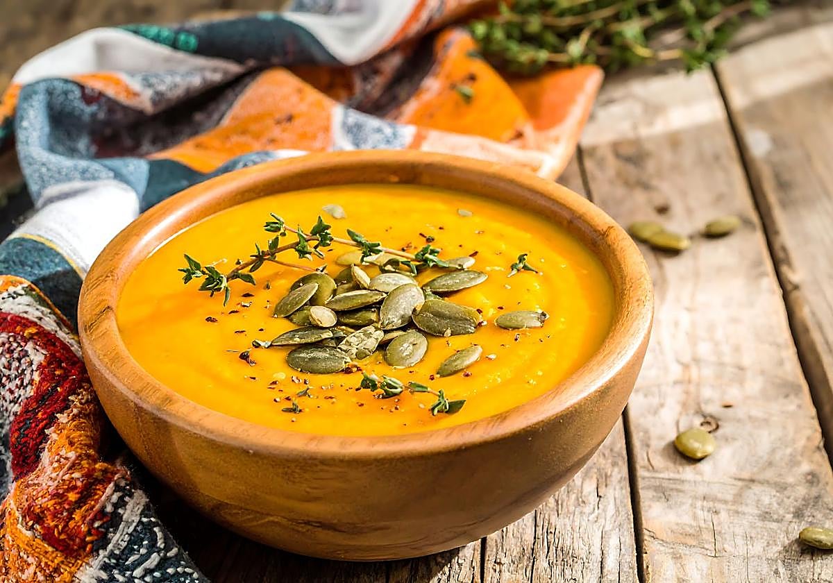 Receta baratísima y muy fácil de hacer: puré de calabaza con especias