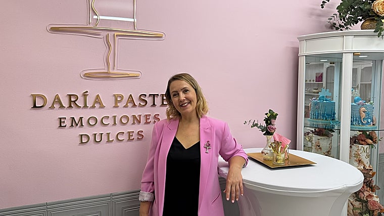 Daría Rodnova, propietaria de Daría Pastel