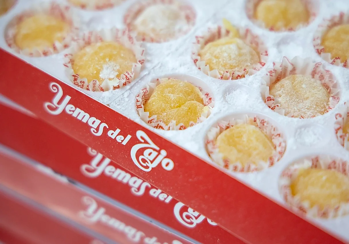 Yemas del Tajo, uno de los dulces típicos de Ronda que podrán adquirirse en la III Muestra de Repostería Conventual de Málaga del 6 al 8 de diciembre
