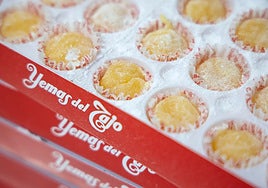Yemas del Tajo, uno de los dulces típicos de Ronda que podrán adquirirse en la III Muestra de Repostería Conventual de Málaga del 6 al 8 de diciembre