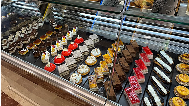 Vitrina de dulces de confitería Daver, en Ronda