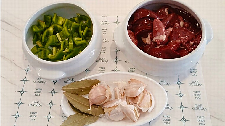 Ingredientes da receita