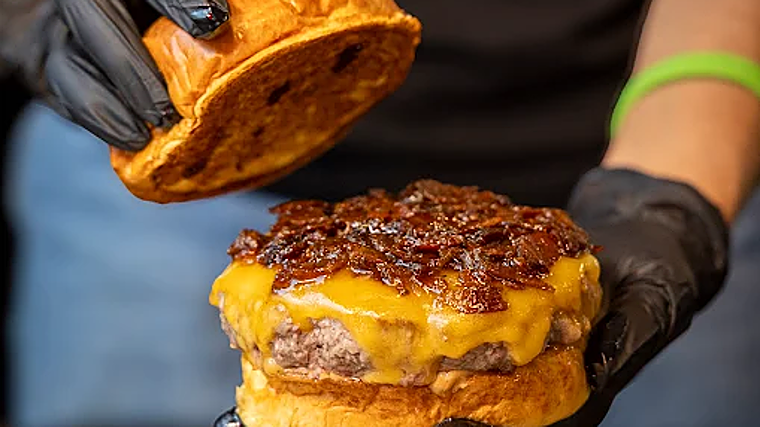 Their menu offers both thick medallion and smash burgers.