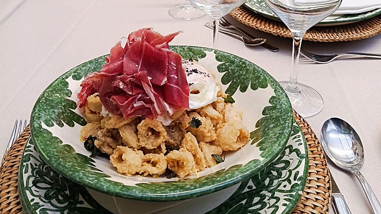 Outro prato de lula frita de El Horno de Mel (Córdoba).