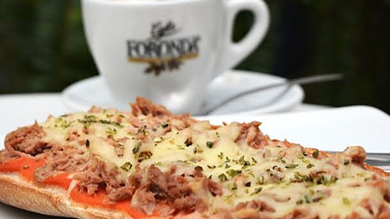 Café da manhã no restaurante El Patio de Córdoba.