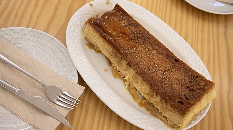 Uma das sobremesas preparadas pelo Bar Recreo.