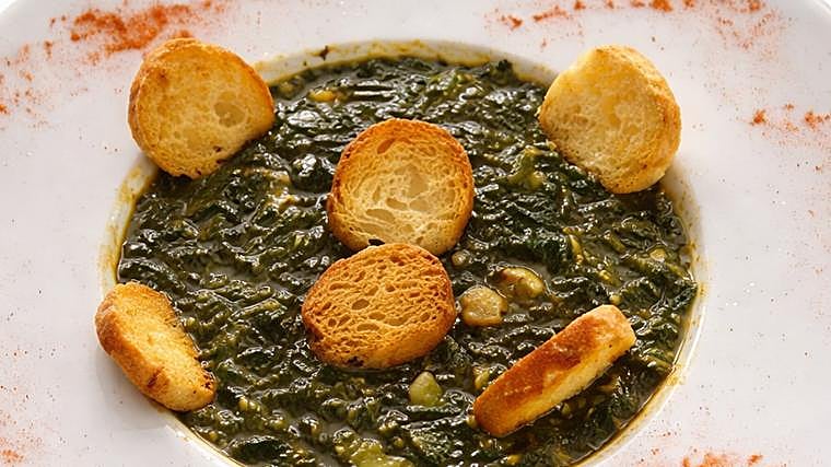 Espinafre com grão de bico de Curro Montoya, em Carmona