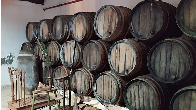 Interior da adega Simeon