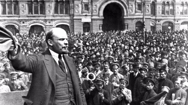 Lenin, during a speech before his followers in 1917