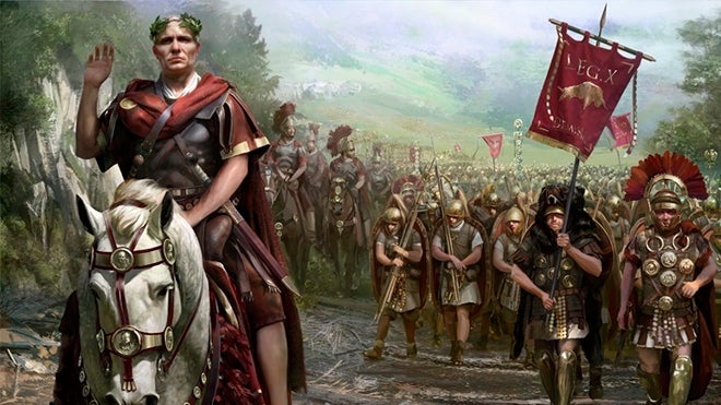 César cruza el Rubicón junto a la Legio X