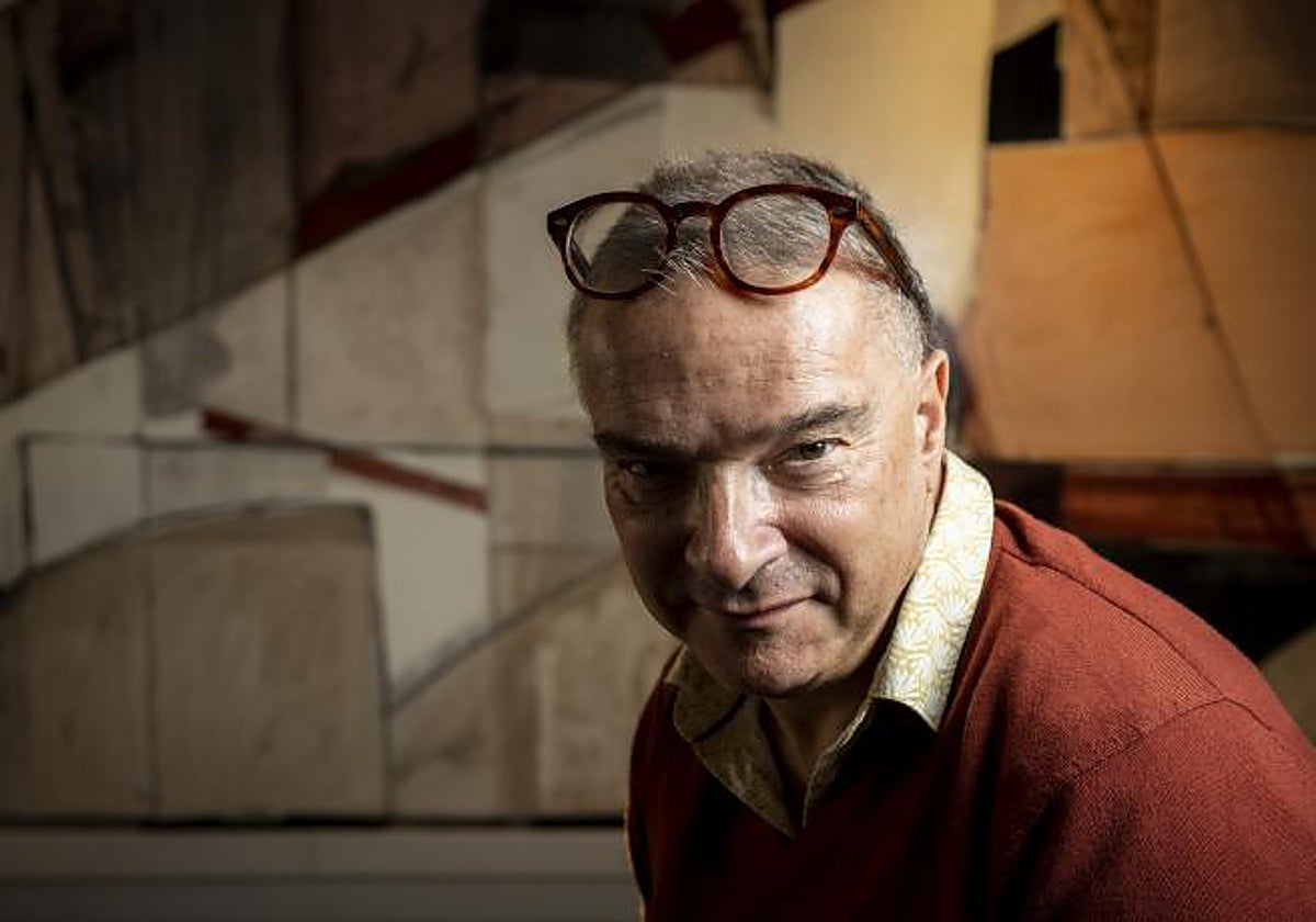 Orlando Figes, en el interior del edificio madrileño de la Fundación Juan March