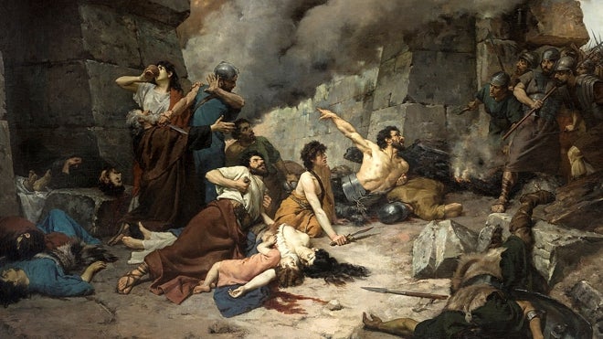 El último día de Numancia (1881), de Alejo Vera