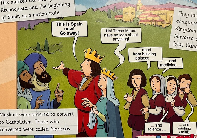 Los errores del libro de historia con el que miles de niños madrileños reciben Leyenda Negra de España