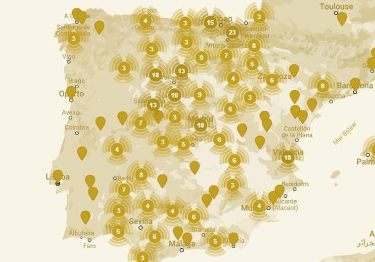 Así funciona el portal pionero que permite viajar por la historia global de España: más de 20.000 hitos