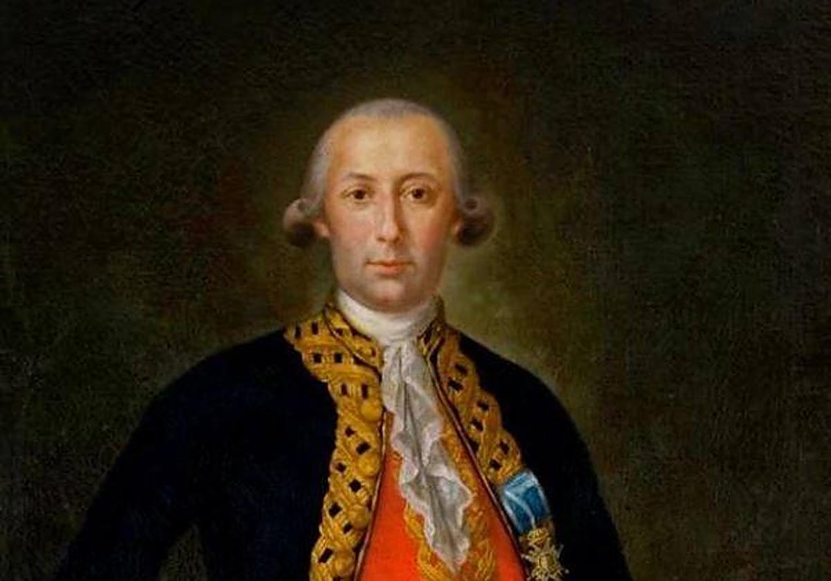 Retrato de Bernardo de Gálvez (c. 1783-84) por Mariano Salvador Maella.