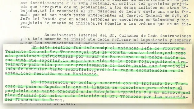 Paragraph of the appeal in which Zamora expressed his concern for his mother's health