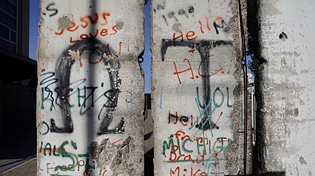 Secciones del Muro de Berlín que han llegado a Madrid