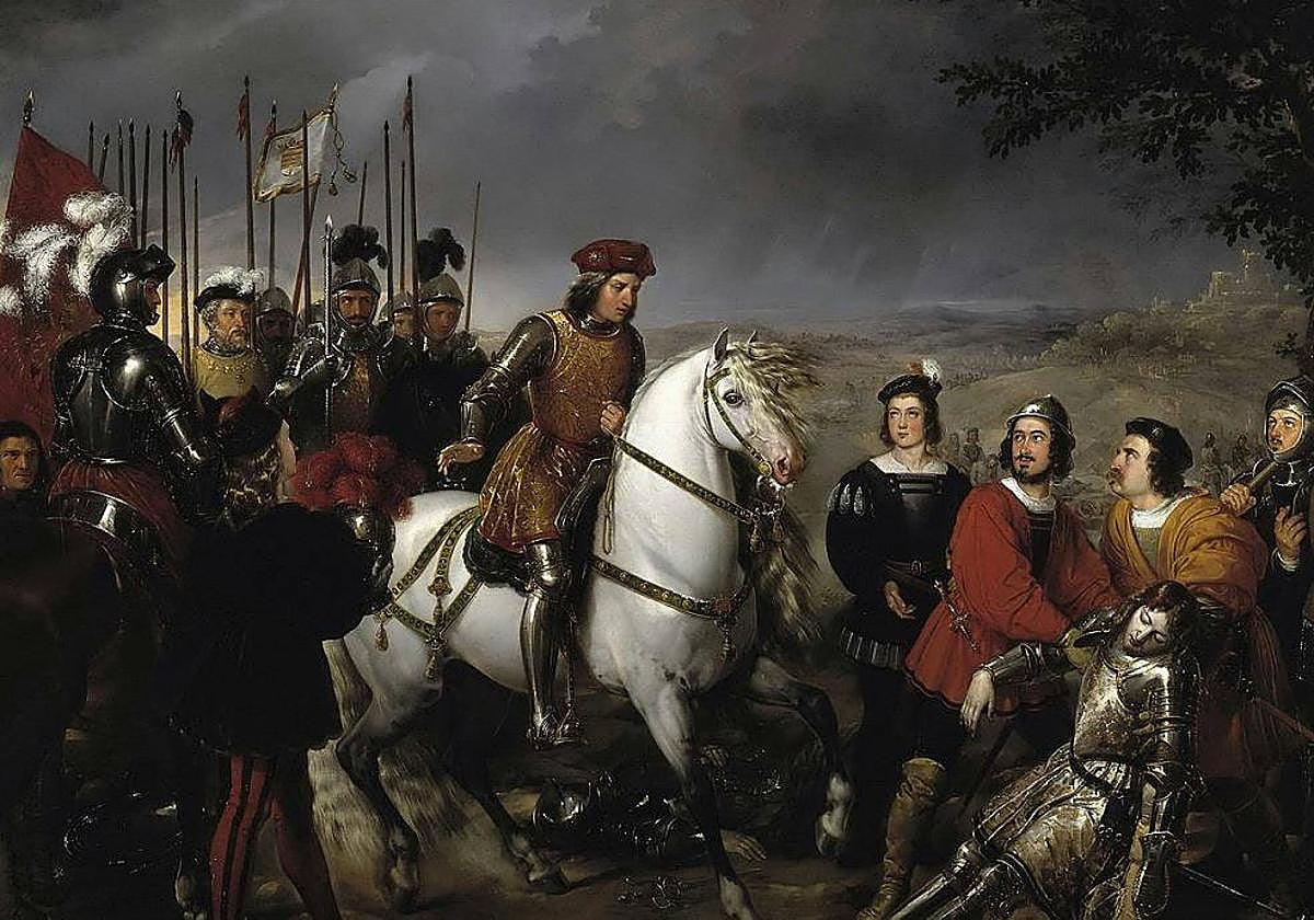 El Gran Capitán tras la batalla de Ceriñola que consolidó el control español sobre Nápoles. Obra de Madrazo.