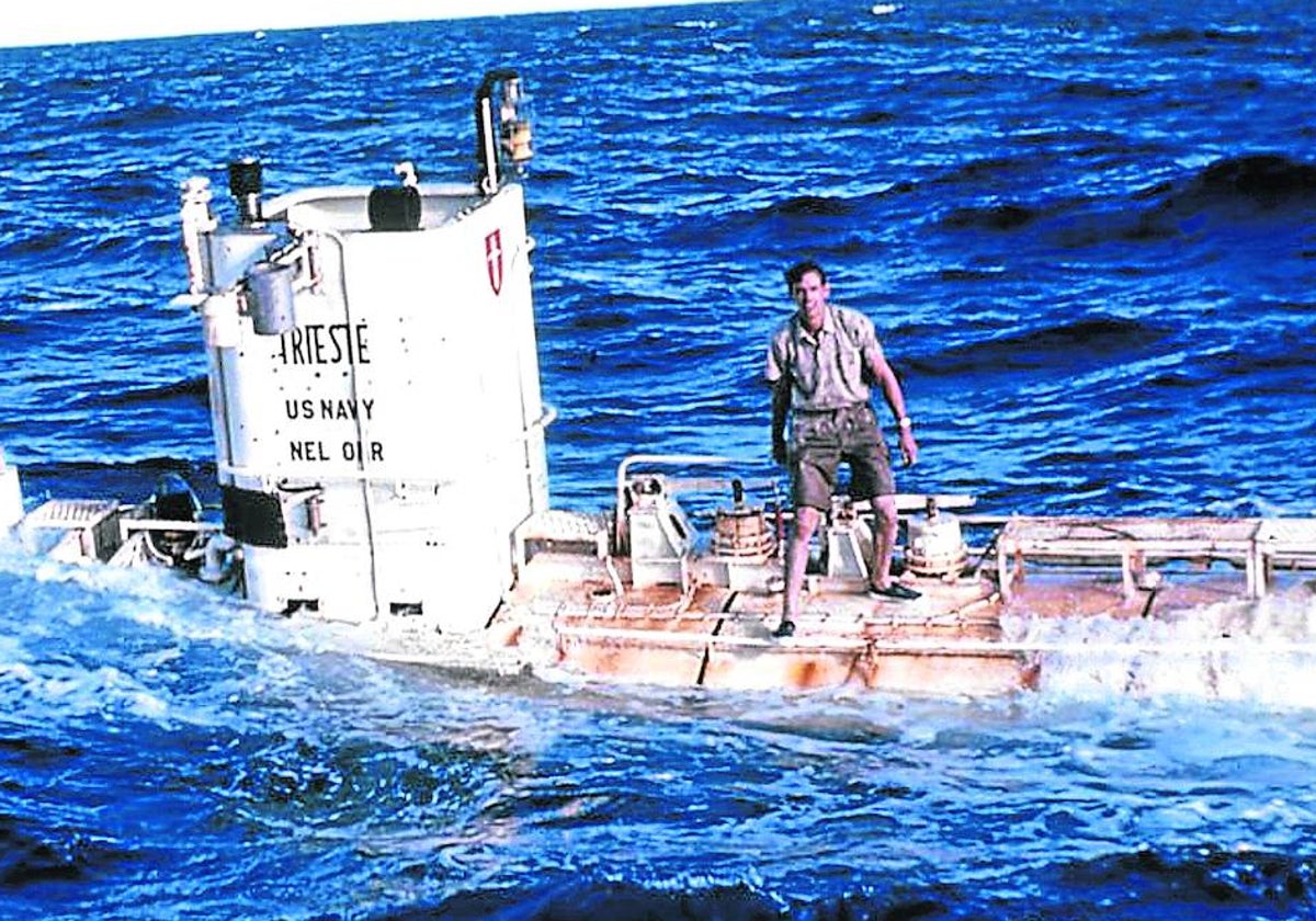 Enero 01, 1960 - Piccard avanzado en las profundidades del mar