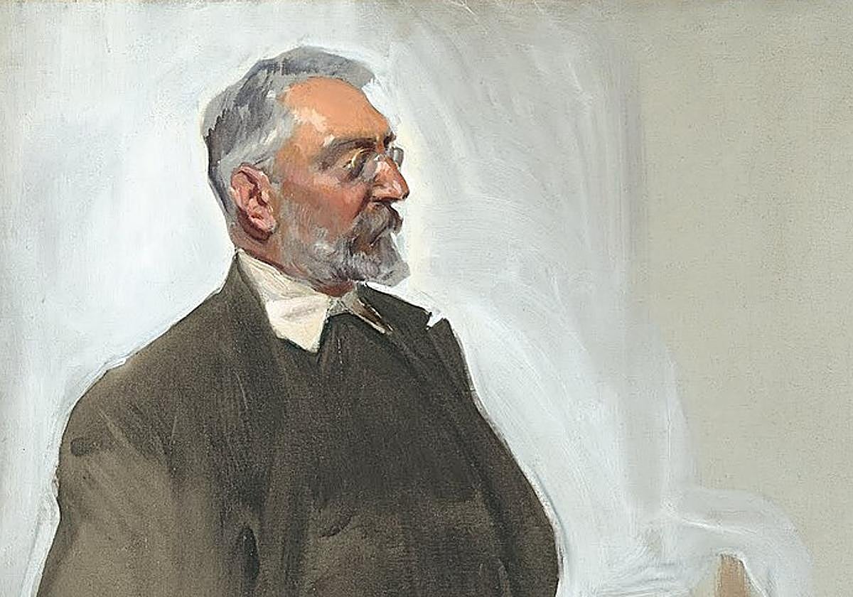 Unamuno retratado por Sorolla (c. 1912)