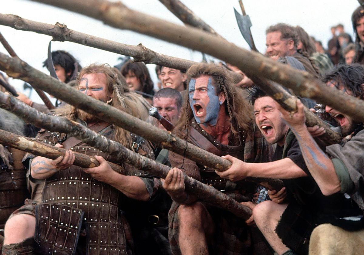 Fotograma de la película 'Braveheart'.