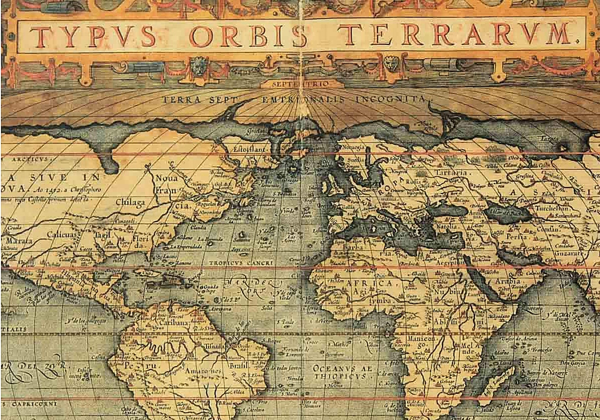 Mapa antiguo del Imperio español