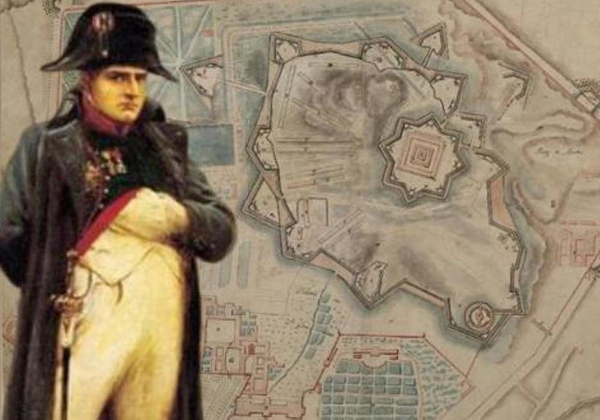 Napoleón y el único mapa que se conserva de aquella ciudad en El Retiro