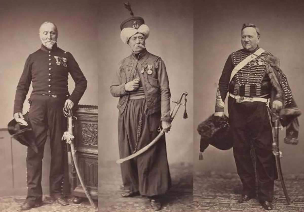 Fotografías de los veteranos de Napoleón