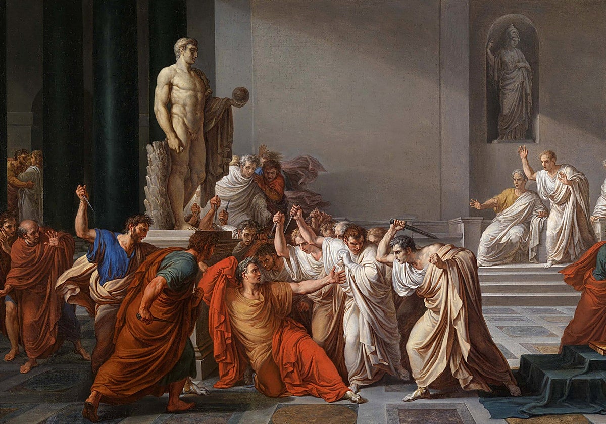 La muerte de César (1798), de Vincenzo Camuccini