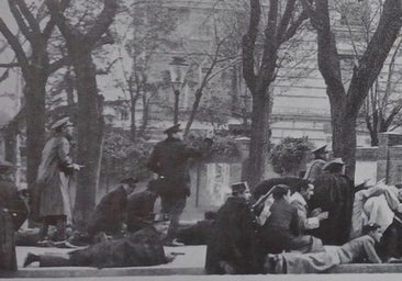 El guardia civil tiroteado en la Gran Vía tras gritar «¡España!»: el (otro) crimen que hizo estallar la Guerra Civil