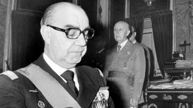 Jura del almirante Luis Carrero Blanco como presidente del Gobierno.