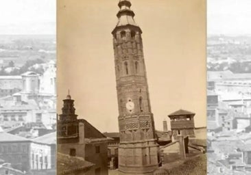 La extraña torre inclinada (más alta que la de Pisa) que construyeron los Reyes Católicos y coronó Zaragoza durante siglos